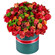 композиция из роз и хризантем в шляпной коробке. Суринам